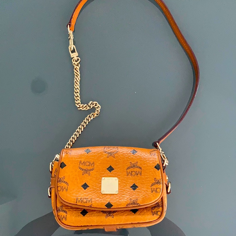 MCM authentic mini shoulder purse -new
